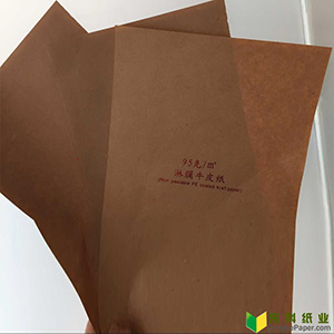Coated kraft paper